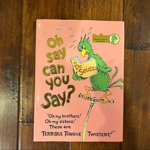 📚 Dr. Seuss Collector’s Addition Oh Say Can You Say? Hardcover Random House